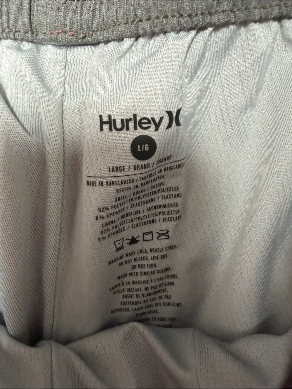 Hurley MENS lot of 4 pair swim trucks phantom, like new, size large - Picture 8 of 10